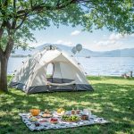 Portable automatic quick-open installation-free family camping tent outdoor hiking tent