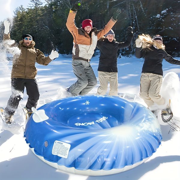 1pc Thickened PVC Inflatable Ski Tube | Anti-Tip Outdoor Adult Ski Mat, Durable and Cold-Resistant - Image 8