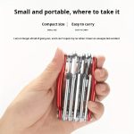 11-in-1 Multi-Function Bicycle Repair Kit, Mountain Bike Wrench, Screwdriver, Chain Hex Spoke, Bicycle Tools, Bike Repair Tool Set - Image 14