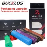 BUCKLOS Non-Slip Lockable Bike Grips - Soft Rubber, Waterproof Handlebar Covers with Textured Grip for Mountain Bikes, Black, Red, Orange, Purple, Green, Blue, Bicycle Accessories|Textured Grip Handlebars|Waterproof Rubber Grips - Image 2