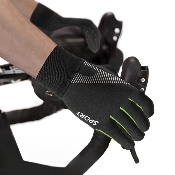 1pc Winter Snowy Youngsters' Gloves - Warm Fleece-Lined, Thickened Design for Boys & Girls, Five-Finger Use with Ribbed Cuff & Cut-Out Handles, Perfect for Skiing, Cycling & Outdoor Play (Mixed Colors), Youngsters Winter Gloves, Sleek Youngsters'S Gear - Image 6