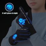 A Pair of Gloves Designed for Autumn And Winter, Featuring Separate Fingers for Skiing. These Glow-In-The-Dark Gloves Are Suitable for Both Boys And Girls, with Stylish Patterns That Shine at Night And a Plush Interior. Ideal for Everyday Wear And O - Image 6