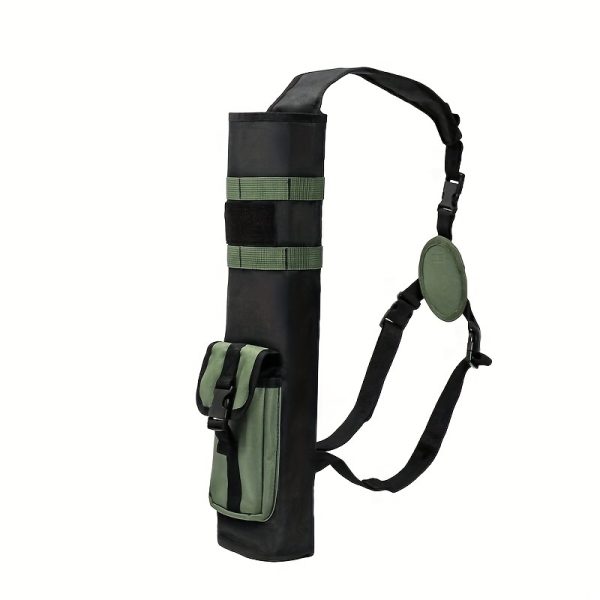 Pskook Archery Lightweight Back Arrow Quiver Dual Use Foldable Compact Hip Arrows Bag with Molle System Pocket Hanged for Target - Image 5