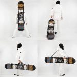 Snowboard Cover | Flexible Knit Material with 4-Way Stretch | Edge Shield And Base Protector | Lightweight And Portable for Travel | Compatible with Most Snowboards - Image 2