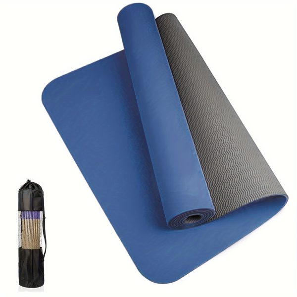 Extra Thick 1/3" Dual-Sided Non-Slip Yoga Mat - Professional TPE, Ideal for Yoga, Pilates & Floor Workouts - Image 10