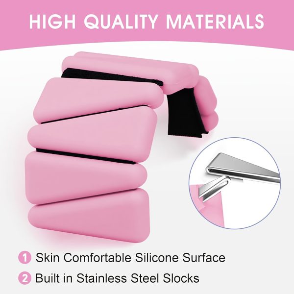 1 Pair of Weighted Wristbands, Total Weight 1 Lb / Approximately 225 Grams Each. Ideal for Muscle Building and Shaping, Essential for Running, Yoga, and Full-body Workouts. Unisex Design, Perfect as a Valentine's Day Gift. Enhances Training - Image 7