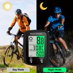 Wired Bike Computer, Bicycle Odometer with MPH And KM/H Options, Featuring a Touch Sensor Switch, Large Digital LCD Display, And Automatic Wake-Up Function - Image 8
