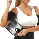 A Pair of Unisex Sauna Arm Shaping Bands for Reduction, Exercise Training and Sweat-Inducing Workout Armband - Image 3