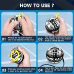 Wrist Strength Gyroscope Ball Is Used to Enhance Arm, Finger, And Muscle Workouts, Serving As a Home Grip Strengthener to Boost Health And Power - Image 7