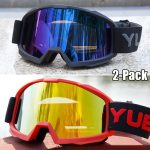 2-Pack Trendy Ski Goggles Ultra Lightweight High Cost-Effective - Image 12
