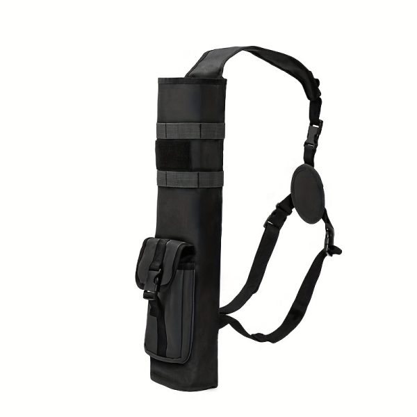 Pskook Archery Lightweight Back Arrow Quiver Dual Use Foldable Compact Hip Arrows Bag with Molle System Pocket Hanged for Target - Image 7