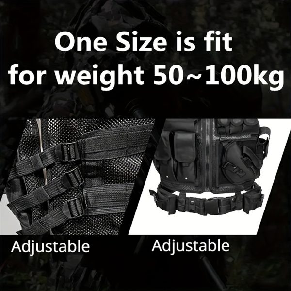 Quick Release Multi-functional Breathable Vest for Outdoor Adventure, Camping, Hiking, Fishing, Training - Image 2