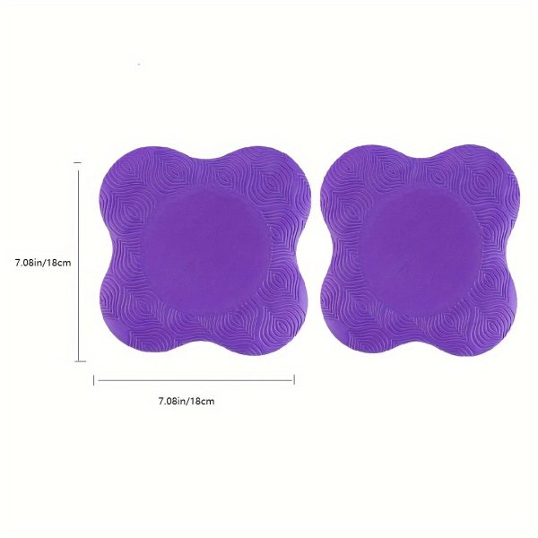 2 Thickened Yoga Kneeling Pads for Knees, Elbows, Wrists, Hands, and Head for Foam Yoga and Pilates Practice - Image 7