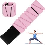 1 Pair of Weighted Wristbands, Total Weight 1 Lb / Approximately 225 Grams Each. Ideal for Muscle Building and Shaping, Essential for Running, Yoga, and Full-body Workouts. Unisex Design, Perfect as a Valentine's Day Gift. Enhances Training