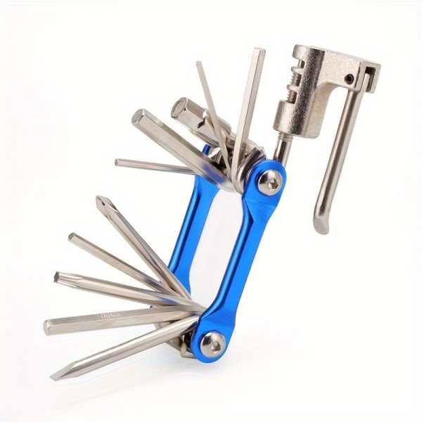 11-in-1 Multi-Function Bicycle Repair Kit, Mountain Bike Wrench, Screwdriver, Chain Hex Spoke, Bicycle Tools, Bike Repair Tool Set - Image 7