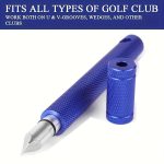 Enhance Your Golf Game: Multi-Colored Groove Sharpener for Improved Backspin And Accuracy - Compatible with U And V Grooves, to Use - Image 12