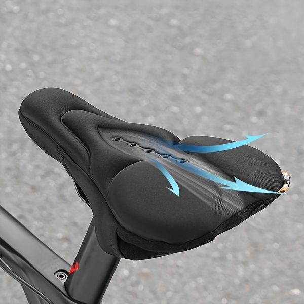 WEST BIKING Bike Saddle Cover Comfortable Breathable Seat Cover Soft Sponge Bike Seat Cushion - Image 7