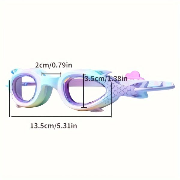 Children's Swimming Goggle and Silicone Cap, Cartoon Design, Anti-fog Clear Vision for Boys and Girls, Professional Water Sports Swimming Equipment - Image 4