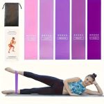 Versatile 5pcs Resistance Bands Set - QZE Fitness Stretch Bands for Women, Ideal for Hip Lifting, Body Shaping & Strength Training, Workout Accessories, Deep Squat - Image 8
