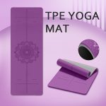 Non-Slip TPE Thick Yoga Mat with Alignment Markers, Large Size 182.88cm Long X 80.01cm Wide X 0.58cm Thick, Tear-Resistant Exercise And Fitness Mat for Yoga, Pilates, And Floor Training. - Image 20