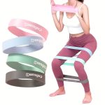 Yoga Stretch Strap, Practice Buttocks Ring Strap Elastic Ring, Macaron Color, TPE Material, Can Be Used for Fitness, Body Stretching, etc - Image 2