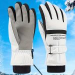Winter skiing gloves, warm snow gloves, thick and fashionable, suitable for both men and women in outdoor sports, with pockets that are not afraid of rain and snow, easy to clean, high-quality skiing equipment, reinforced stitching - Image 13