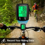 Wired Bike Computer, Bicycle Odometer with MPH And KM/H Options, Featuring a Touch Sensor Switch, Large Digital LCD Display, And Automatic Wake-Up Function - Image 6