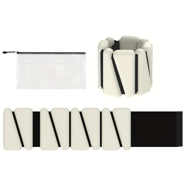 Wrist Weights Set of 2 Adjustable Silicone Workout Weights for Women and Men, Wearable Ankle Wrist Weights Suitable for Yoga Dance Pilates Pool Exercises and Jogging 2lbs - Image 5