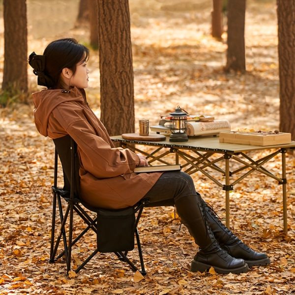 Suncojia Outdoor Portable Folding Chair with Backrest, Suitable for Fishing, Camping, And Sketching. - Image 5
