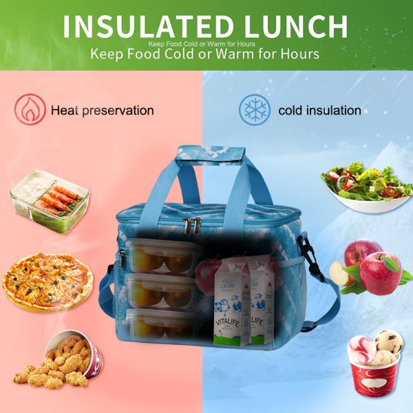 8.5L Large Capacity Insulated Lunch Bag for Outdoor Use - Image 2