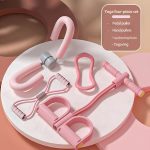 4pcs Yoga & Fitness Set for Home Workouts - Durable PP Material, Solid Color Design - Image 2