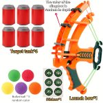 A Collection of Interactive Shooting Toys Designed for Boys, Featuring a Touch Jump Cartoon Dartboard And Sticky Balls, Perfect for Indoor Sports And Outdoor Games, Making It an Ideal Birthday Gift. - Image 7