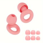 [Silicone Ear Plugs] 4pairs Reusable Soft Ear Plugs Silicone | Earplugs for swimming - Silicone Ear Tips in XS/S/M/L - Image 7