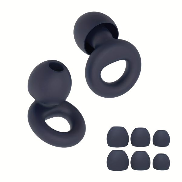 [Silicone Ear Plugs] 4pairs Reusable Soft Ear Plugs Silicone | Earplugs for swimming - Silicone Ear Tips in XS/S/M/L - Image 13