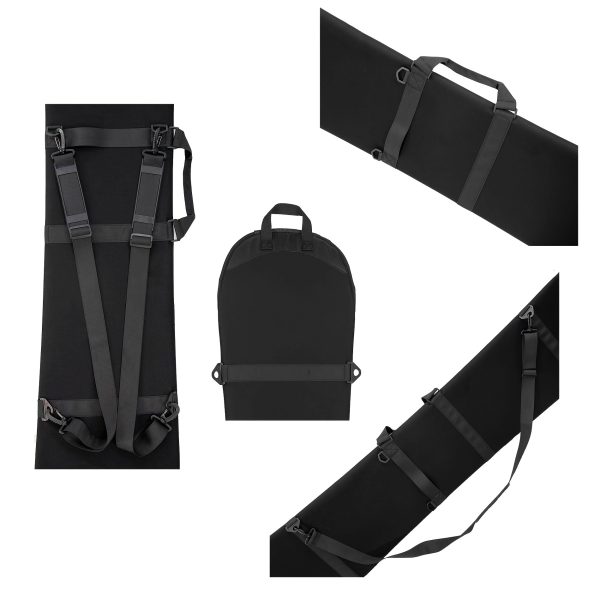 Snowboard Cover | Flexible Knit Material with 4-Way Stretch | Edge Shield And Base Protector | Lightweight And Portable for Travel | Compatible with Most Snowboards - Image 4