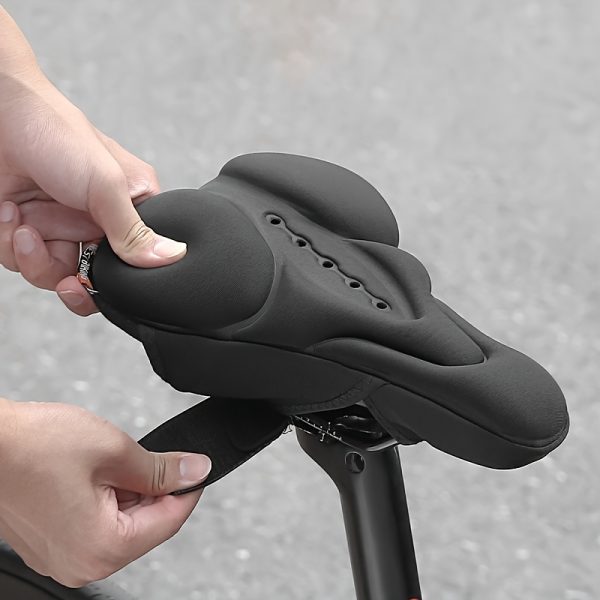 WEST BIKING Bike Saddle Cover Comfortable Breathable Seat Cover Soft Sponge Bike Seat Cushion - Image 4