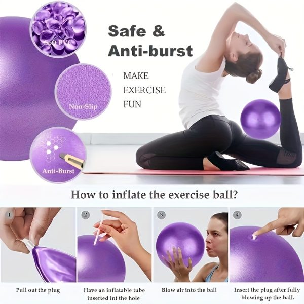 An 8pcs Premium Yoga And Pilates Set, Featuring a Non-Slip Exercise Ring for Flexibility And Strength Training, Ideal for Home Fitness Equipment And Body Shaping - Image 4