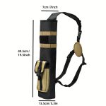 Pskook Archery Lightweight Back Arrow Quiver Dual Use Foldable Compact Hip Arrows Bag with Molle System Pocket Hanged for Target - Image 12