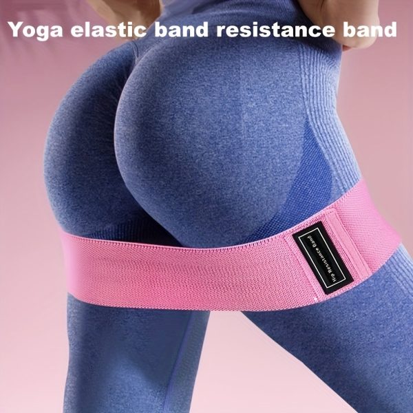 1pc of Non-Slip Yoga Resistance Band, Fitness Stretching Rope, Ideal for Hip Lifting, Squats, Bodybuilding, And Strength Training - Image 3