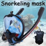 1 Full Face Snorkeling Mask | Adult Swimming Gear, 180 Degree Panoramic Dual Tube Mask with Camera Mount, PC Material - BOKEFA - Image 7