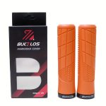 BUCKLOS Non-Slip Lockable Bike Grips - Soft Rubber, Waterproof Handlebar Covers with Textured Grip for Mountain Bikes, Black, Red, Orange, Purple, Green, Blue, Bicycle Accessories|Textured Grip Handlebars|Waterproof Rubber Grips - Image 7