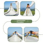 Lightweight Silver Outdoor Automatic Pop-Up Tent for Camping, Driving, Hiking, And Mountain Travel, Sunshade, Beach Tent, Portable And Foldable Shelter - Image 4