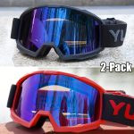 2-Pack Trendy Ski Goggles Ultra Lightweight High Cost-Effective - Image 3