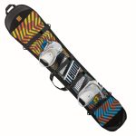 Snowboard Cover | Flexible Knit Material with 4-Way Stretch | Edge Shield And Base Protector | Lightweight And Portable for Travel | Compatible with Most Snowboards
