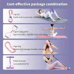 4pcs Yoga & Fitness Set for Home Workouts - Durable PP Material, Solid Color Design - Image 5