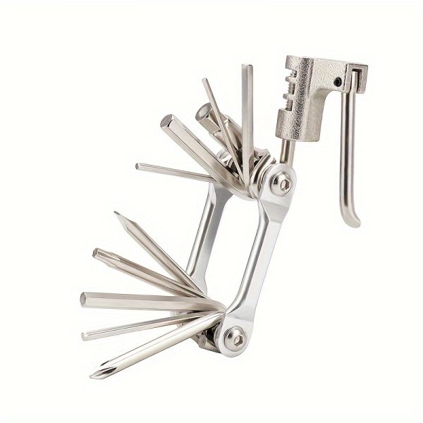 11-in-1 Multi-Function Bicycle Repair Kit, Mountain Bike Wrench, Screwdriver, Chain Hex Spoke, Bicycle Tools, Bike Repair Tool Set - Image 9