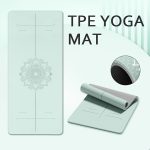 Non-Slip TPE Thick Yoga Mat with Alignment Markers, Large Size 182.88cm Long X 80.01cm Wide X 0.58cm Thick, Tear-Resistant Exercise And Fitness Mat for Yoga, Pilates, And Floor Training. - Image 8