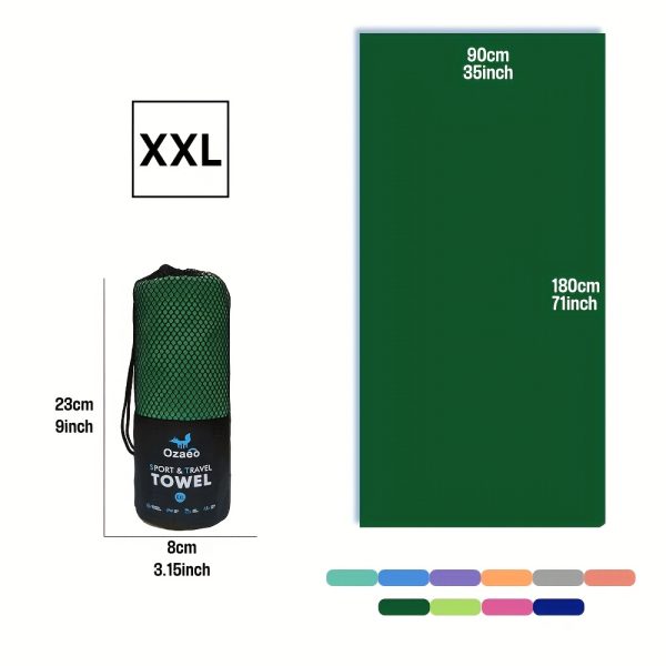 1pc Highly Absorbency Quick-Drying Microfiber Travel Sports Towel with Lightweight Mesh Bag,Light Beige-friendly,Travel-friendly,gift Idea Perfect for Outdoor Camping, Sports, Beach, Hiking, Travel,Yoga, Swim,Gym,Golf, Pick Ball Accessories - Image 65