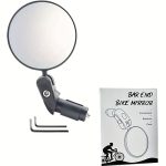 HD Wide-Angle 360° Rotatable Bike Rearview Mirror - 1pc/2pcs Handlebar End Mirrors for Mountain & Road Cycling - Image 3