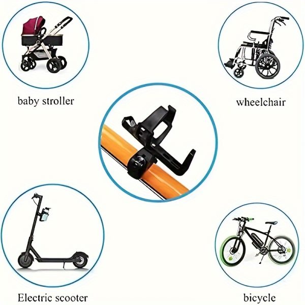 Bicycle Quick-Release Water Bottle Holder, Multifunctional Cup Holder, Freely Hangable Water Bottle Rack, Cycling Gear Accessory, Adjustable And Versatile Cycling Cup Holder, Mountain Bike Riding Equipment - Image 11